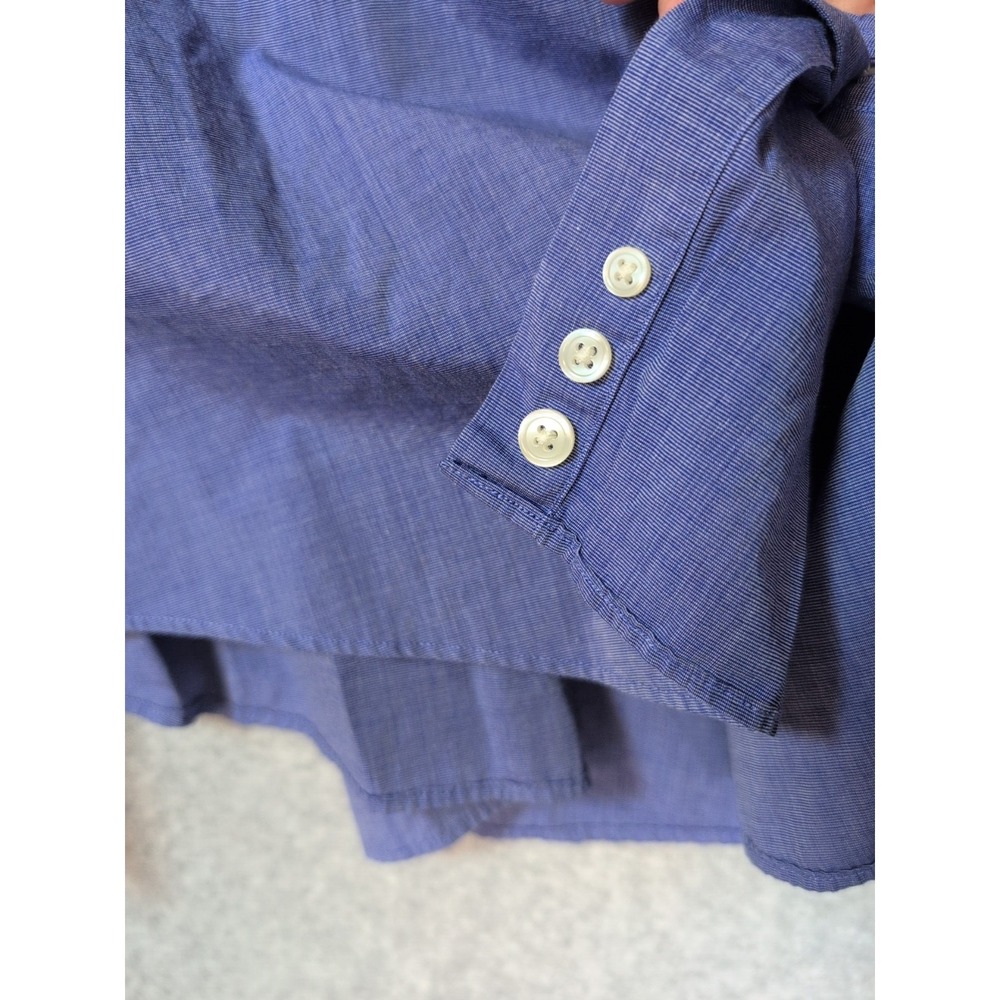 J.Crew Shirt Mens XL Blue Button Up Long Sleeve Casual Classic Heritage - Picture 8 of 8